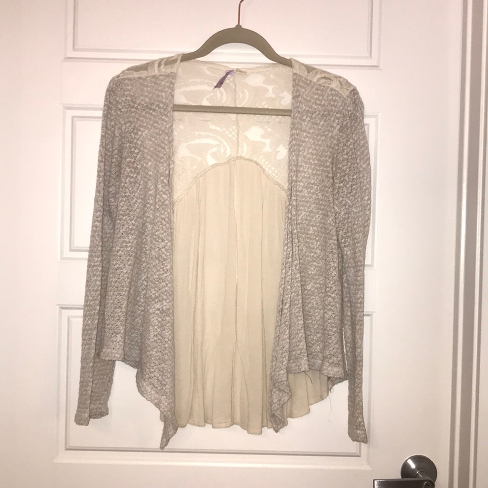 lace sweater cardigan